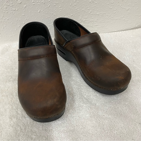 Dansko Leather Clogs - Picture 2 of 8